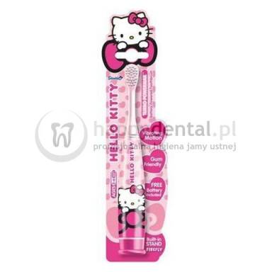 Dr.Fresh HELLO KITTY Toothbrush Battery - bateryjna szczoteczka dla dzieci od 3-go roku życia