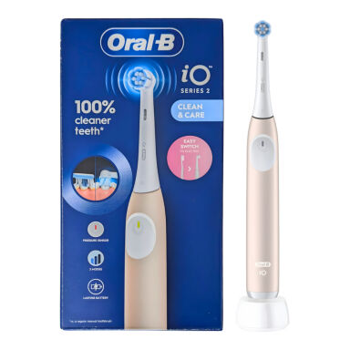 BRAUN Oral-B iO 2 PINK - szczoteczka magnetyczna do zębów Oral-B w kolorze różowym (E2265)