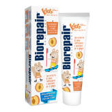 BIOREPAIR Kids 50ml - wzmacniająco-ochronna pasta do zębów mlecznych o smaku brzoskwini