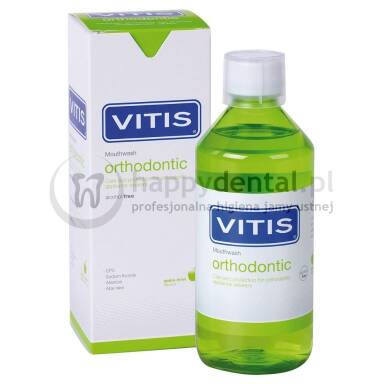 VITIS Orthodontic płyn ortodontyczny dla osób noszących aparat ortodontyczny 500ml