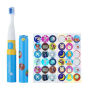 BRUSH-BABY Go-KIDZ - szczoteczka soniczna dla dzieci z kolorowymi naklejkami - 5