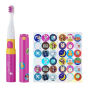 BRUSH-BABY Go-KIDZ - szczoteczka soniczna dla dzieci z kolorowymi naklejkami - 9