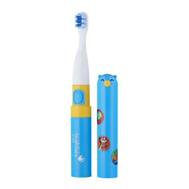 BRUSH-BABY Go-KIDZ - szczoteczka soniczna dla dzieci z kolorowymi naklejkami