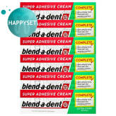 BLEND-A-DENT  HappySET ES Neutral 6x47g - kleje (zielone) do protez bez substancji smakowych (zestaw 6 sztuk)