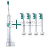 Zestaw szczoteczka soniczna Sonicare EasyClean HX6511/50 + 4 końcówki ProResults HX6014