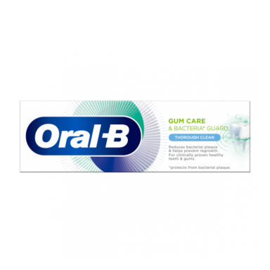 Oral-B  GUM CARE Thorough Clean 75ml - pasta do zębów zapewniająca ochronę przed bakteriami