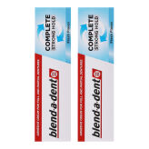 BLEND-A-DENT COMPLETE Strong Hold Fresh Flavor 2x47g - zestaw dwóch kremów do protez o wzmocnionym działaniu