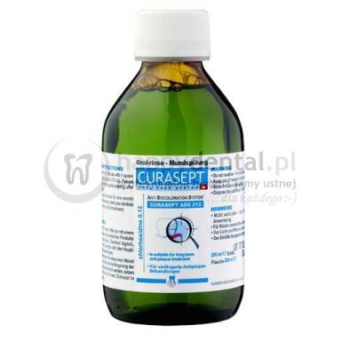 CURASEPT ADS 012 płyn do płukania jamy ustnej z chlorheksydyną 0.12% - 200ml