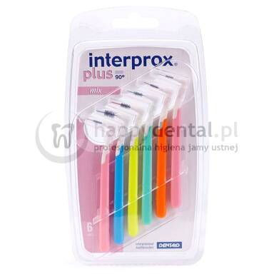 Dentaid INTERPROX Range-MIX 6szt. - zestaw szczoteczek do czyszczenia przestrzeni międzyzębowych różnych rozmiarów