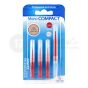 ELGYDIUM Mono COMPACT 4-3mm szczoteczki międzyzebowe 4 szt. (czerwone)