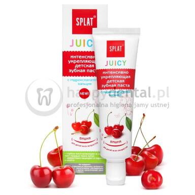 SPLAT JUICY CHERRY 35ml - pasta wzmacniająca szkliwo z nano hydroksyapatytem o smaku soczystej wiśni