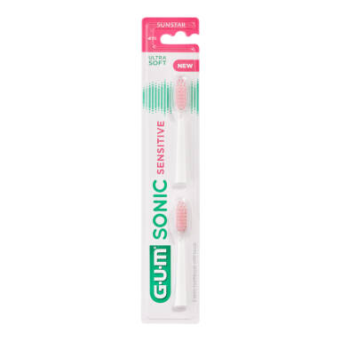 GUM SONIC Sensitive - końcówki do szczoteczki pulsacyjnej GUM do zębów wrażliwych