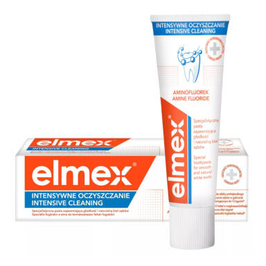 ELMEX Intensywne Oczyszczanie 50ml - specjalistyczna pasta zapewniająca gładkość i naturalną biel zębów