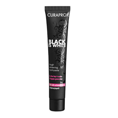CURAPROX BLACK-is-WHITE Toothpaste 90ml - wybielająca pasta do zębów z aktywnym węglem