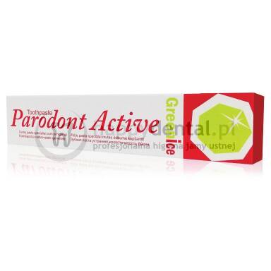 GreenIce Parodont Active pasta 75ml - pasta do zębów wspomagająca profilaktykę leczenia paradontozy