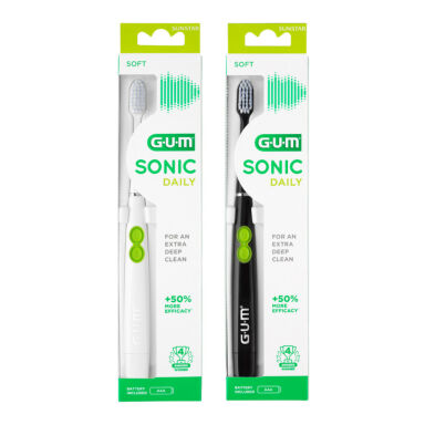 GUM SONIC Daily (ActiVital) 2szt. - zestaw dwóch szczoteczek sonicznych