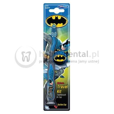 Dr.Fresh BATMAN szczoteczka z nakładką z wizerunkiem Batmana dla dzieci od 3-go roku życia