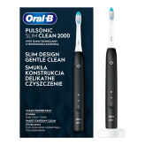 BRAUN Oral-B PULSONIC Slim Clean 2000 BLACK - soniczna szczoteczka elektryczna Oral-B