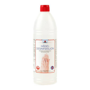 NORENCO Hand-Desinfeksjon płyn 1L - płyn do dezynfekcji rąk (bez dozownika)