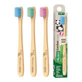 PIKSTERS Bamboo CLASSIC KIDS 1szt. - bambusowa szczoteczka do zębów dla dzieci (E5495)