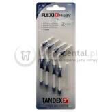 TANDEX Flexi-MAX 4szt. BLISTER 0.8-5.0mm (GRANATOWE) - zestaw 4 szczoteczek międzyzębowych (ocean blue)