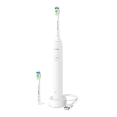 SONICARE Philips 3100 WHITE HX4032/21 - szczoteczka soniczna z 2 końcówkami Optimal White