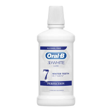 ORAL-B 3D WHITE 500ml - płyn wybielający do płukania jamy ustnej