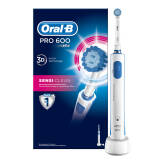 BRAUN Oral-B PRO-600 Sensi Clean - szczoteczka elektryczna z miękką końcówką