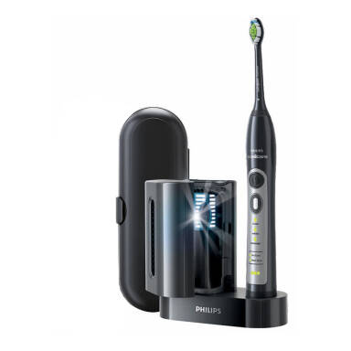 Szczoteczka soniczna Sonicare Philips FlexCare HX6971/59 BLACK EDITION + sanitazer UV