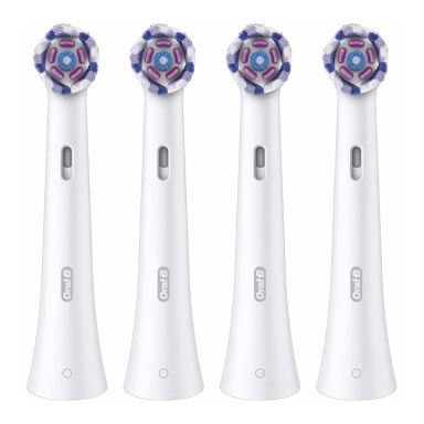 BRAUN Oral-B iO Radiant White WHITE 4szt. - końcówki wybielające do szczoteczki magnetycznej Oral-B iO w kolorze białym
