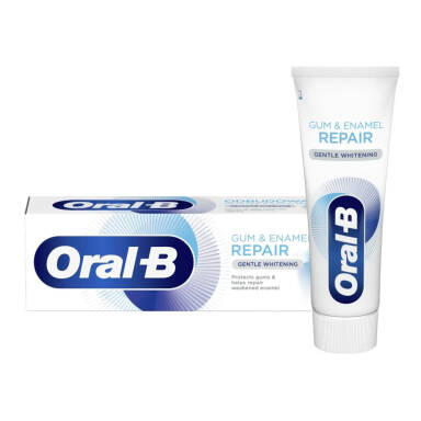 ORAL-B Gum&Enamel REPAIR Gentle Whitening 75ml - wybielająca pasta do zębów odbudowa dziąseł i szkliwa
