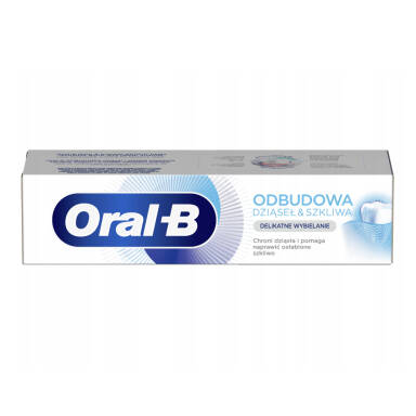 ORAL-B Gum&Enamel REPAIR Gentle Whitening 75ml - wybielająca pasta do zębów odbudowa dziąseł i szkliwa