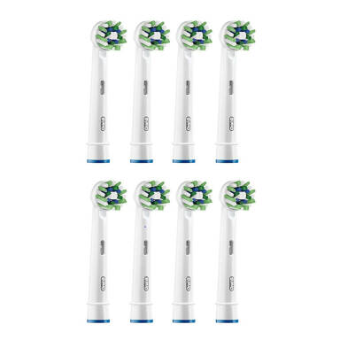 BRAUN Oral-B Cross Action Maximiser EB50RB-8 8szt. - zestaw końcówek do szczoteczek elektrycznych Oral-B