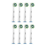 BRAUN Oral-B Cross Action Maximiser EB50RB-8 8szt. - zestaw końcówek do szczoteczek elektrycznych Oral-B