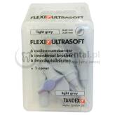 TANDEX Flexi Ultra Soft 6szt. BOX 0.60-3.0mm (SZARE) - pudełko 6 szczoteczek międzyzębowych stożkowych (tapered)