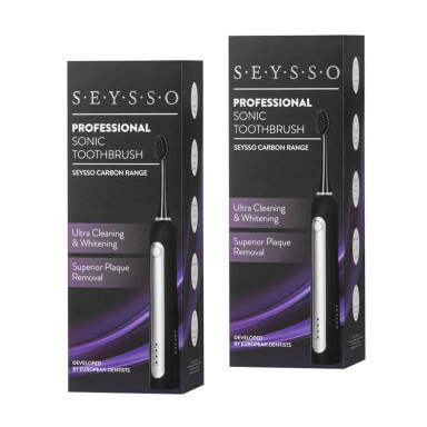 SEYSSO Toothbrush 2szt. - Profesjonalne szczoteczki soniczne do mycia zębów - <b>ZESTAW UPOMINKOWY (DWUPAK)!!</b>