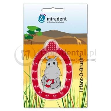 MIRADENT Infant-O-Brush - szczoteczka z gryzakiem dla niemowląt i dzieci do 3 roku życia