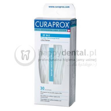 CURAPROX DF 843 Perio Floss 30x70cm - nić dentystyczna z grubą gąbką czyszczącą
