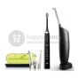 Zestaw szczoteczka soniczna Philips Sonicare DiamondClean Black + AirFloss HX8491/03 Black