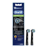 BRAUN Oral-B CrossAction EB50-2 BLACK 2 szt. - końcówki do szczoteczek elektrycznych Oral-B w kolorze CZARNYM