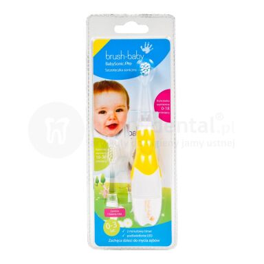 BRUSH-BABY BabySonic PRO szczoteczka soniczna dla dzieci w wieku 0-3