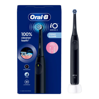 BRAUN Oral-B iO 2 BLACK - szczoteczka magnetyczna do zębów Oral-B w kolorze czarnym (E4931)