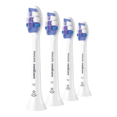 SONICARE Philips SENSITIVE S2 HX6054/87 White 4szt. - najdelikatniejsze końcówki do szczoteczek sonicznych Sonicare