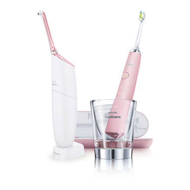 Zestaw Szczoteczka soniczna Sonicare Philips DiamondClean + AirFloss HX8391/02 PINK