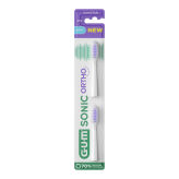 GUM SONIC Ortho 4112 2szt. - końcówki ortodontyczne do szczoteczki sonicznej GUM SONIC Ortho