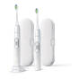 Philips SONICARE 6100 Protective Clean HX6877/34 - zestaw dwóch szczoteczek sonicznych Sonicare w kolorze białym