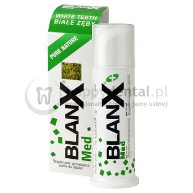 BLANX Czysta Natura (Pure Nature) 75ml - naturalna, unikalna i bezpieczna pasta wybielająco-ochronna
