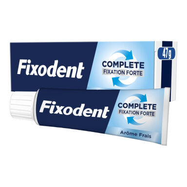 FIXODENT COMPLETE Fixation Forte Aroma  47g - krem do mocowania protez całkowitych i częściowych