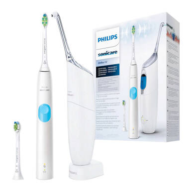 Philips SONICARE HX8443/71 Ortho KIT Professional - zestaw szczoteczka soniczna Protective Clean + irygator AirFloss Ultra