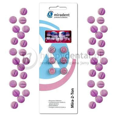 MIRADENT Mira-2-Ton 6szt. tabletki do identyfikacji płytki nazębnej